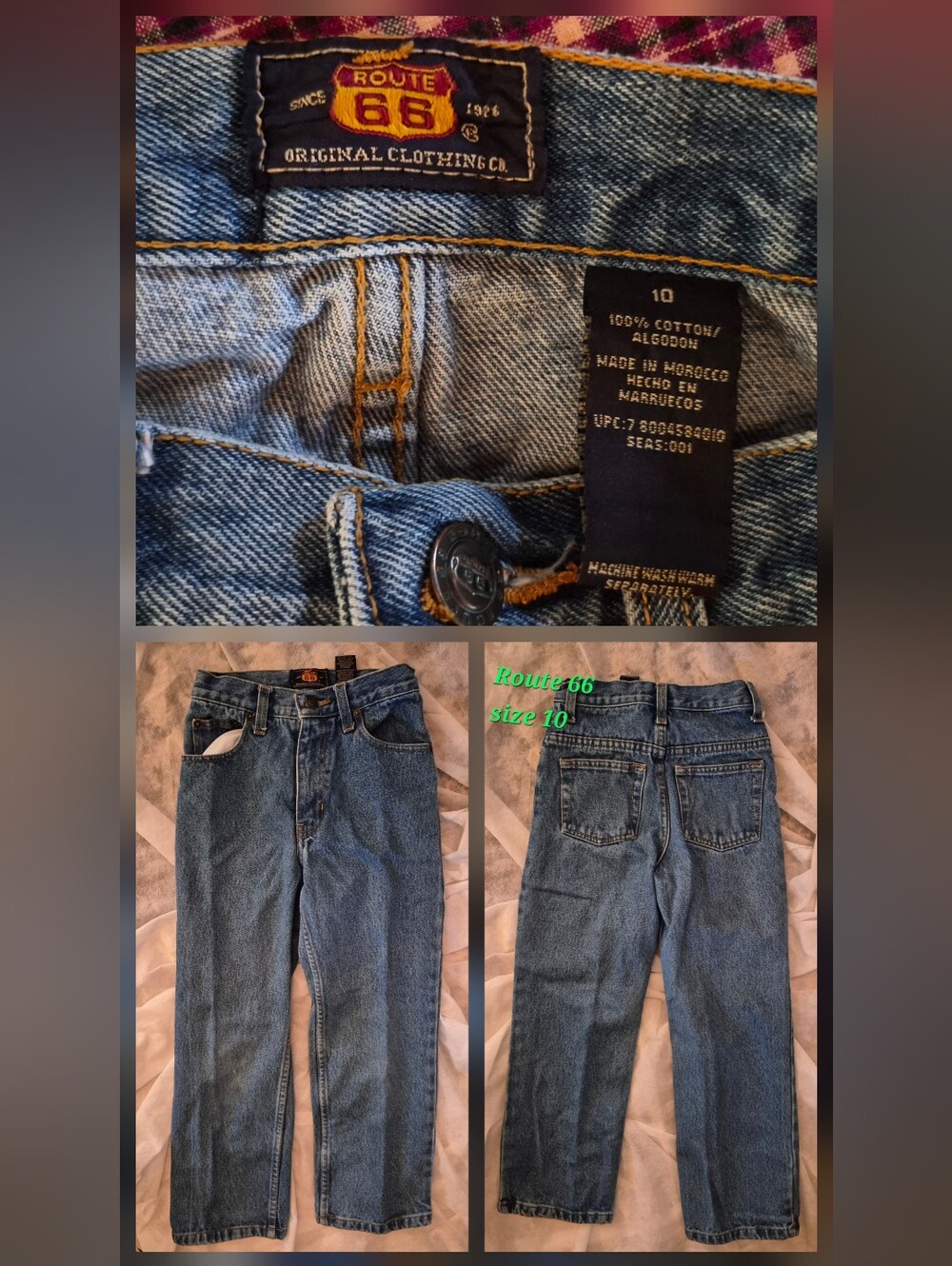 Route 66 BOYS 10 Light Blue Relaxed Fit Denim Jeans